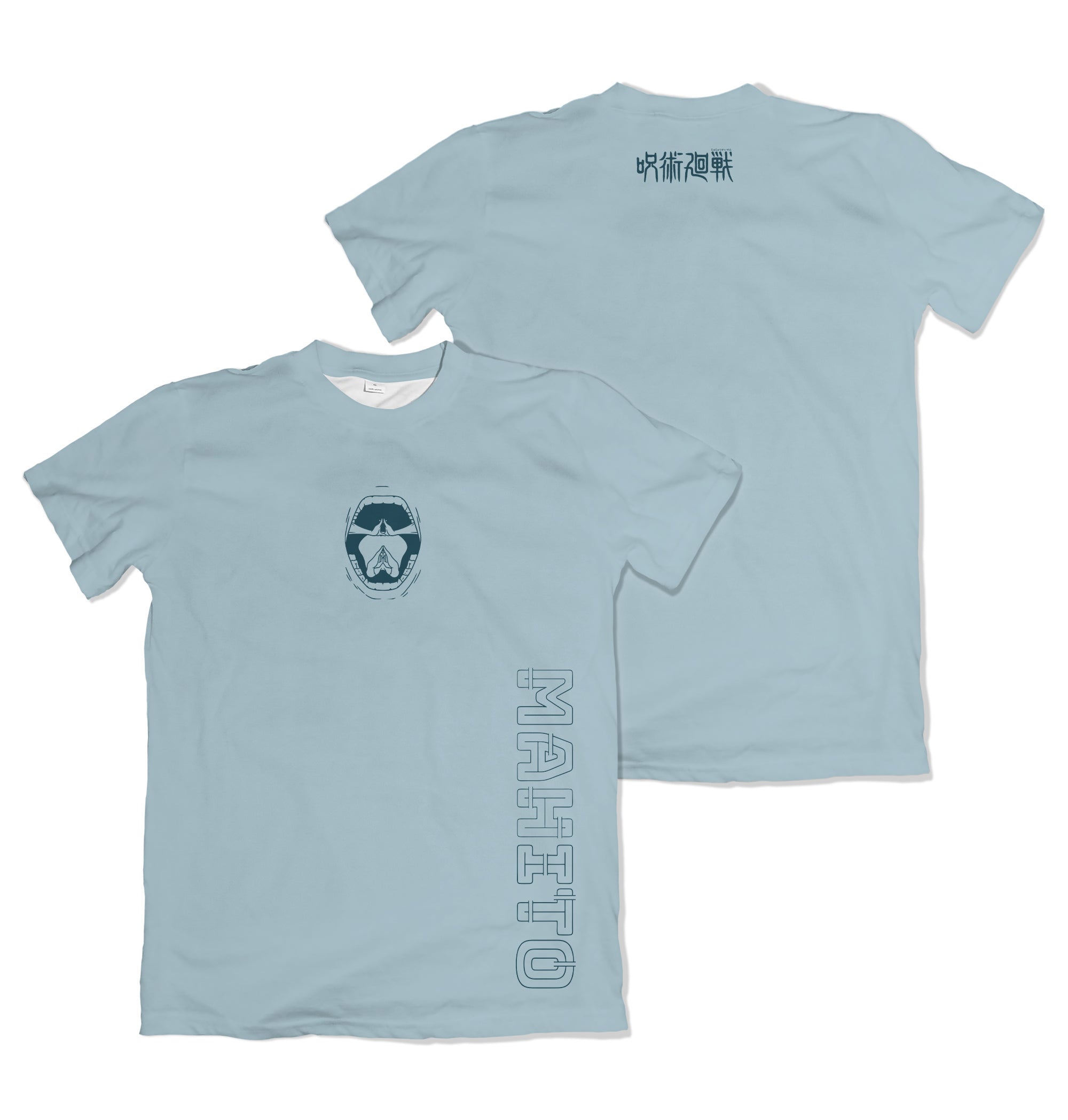 Camisa Jujutsu Kaizen - Mahito Font Minimalista