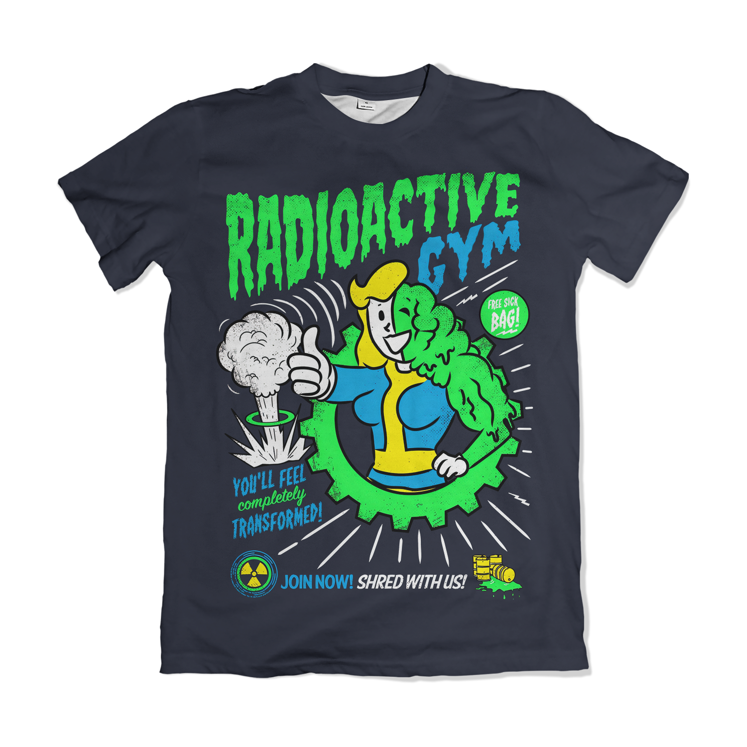 Camisa Fallout - Radioactive Gym Pipgirl