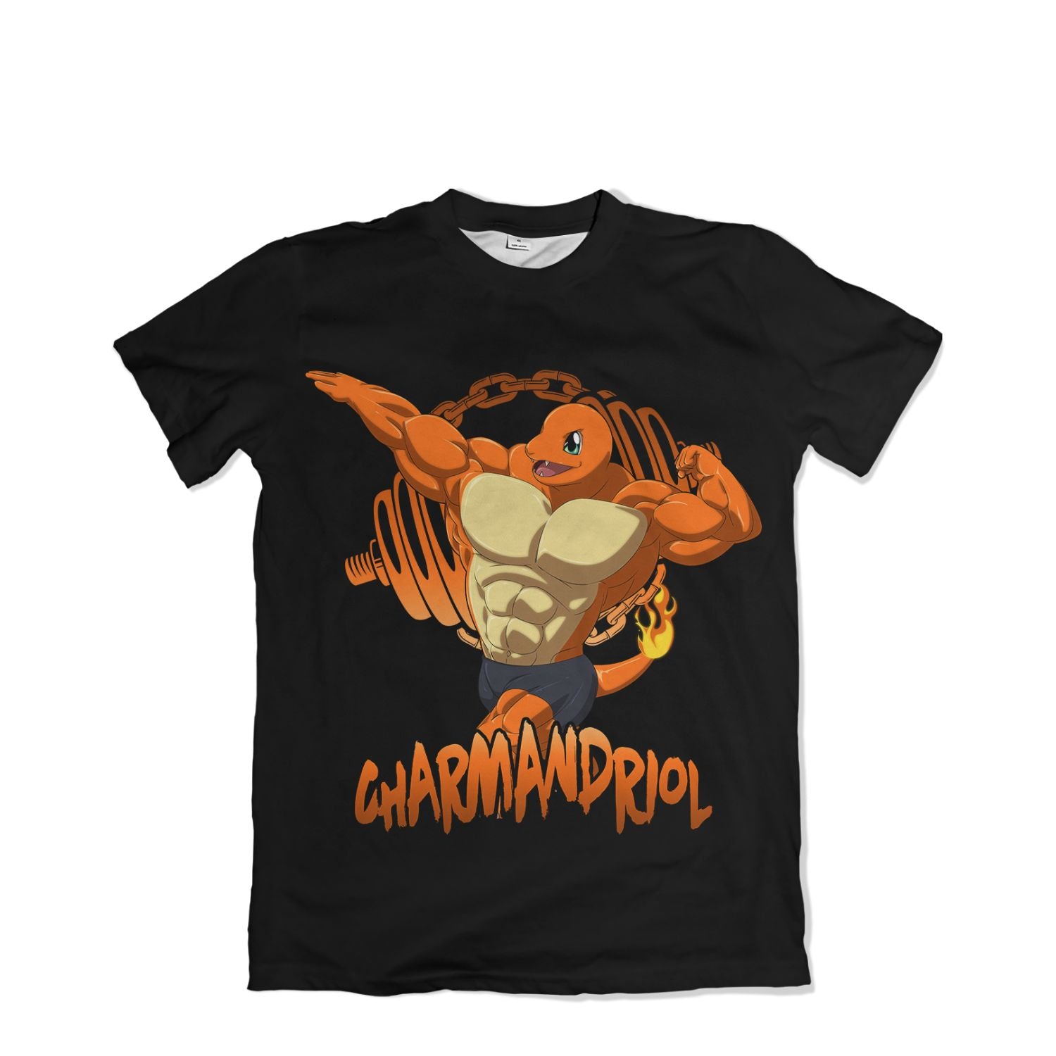 Camiseta Pokemón - Charmandriol, Bombados - Preto