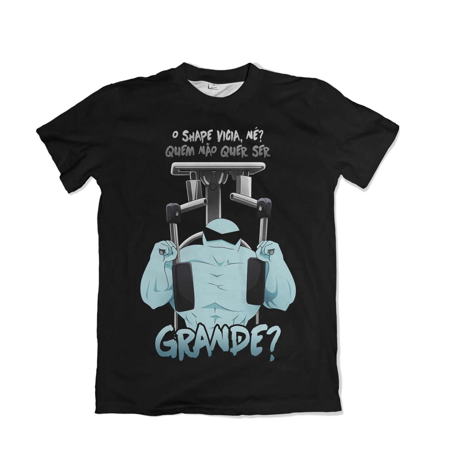 Camiseta Pokemón - Quem não quer ser grande, Bombados -  Preta