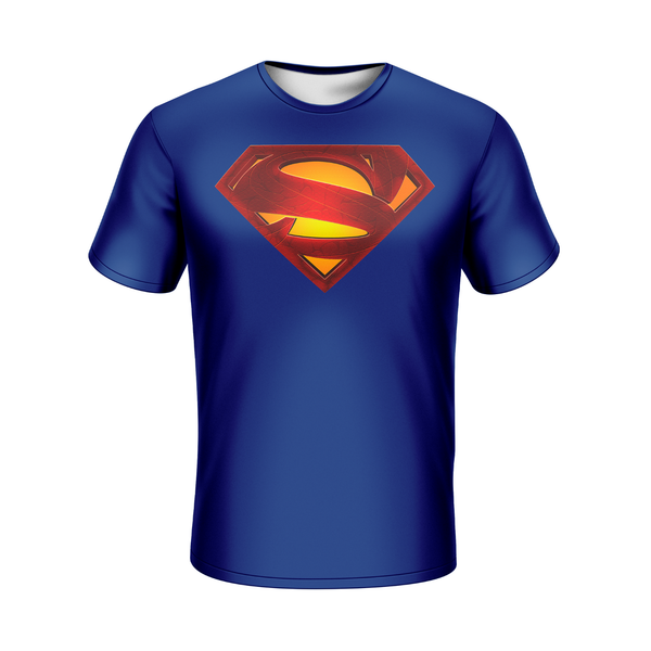 Camiseta Uniforme Logo Superman Colorida