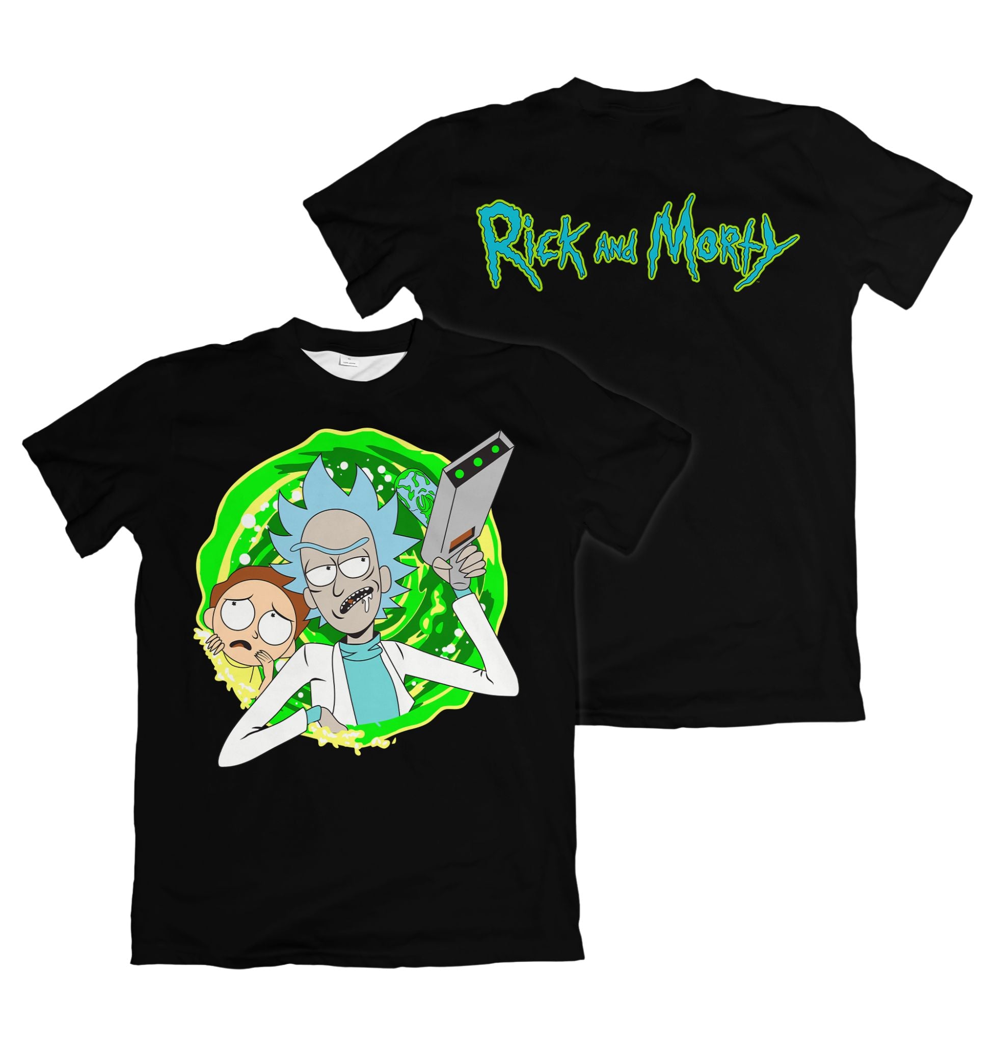 Camiseta - Rick and Morty - Preta 1