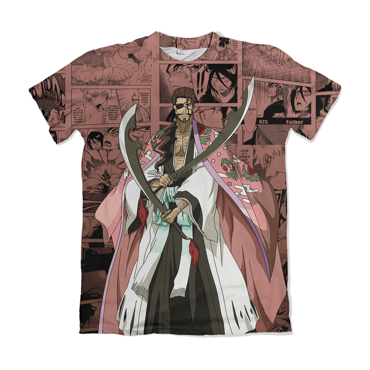 Camisa Piratas- Capitão S K - Manga