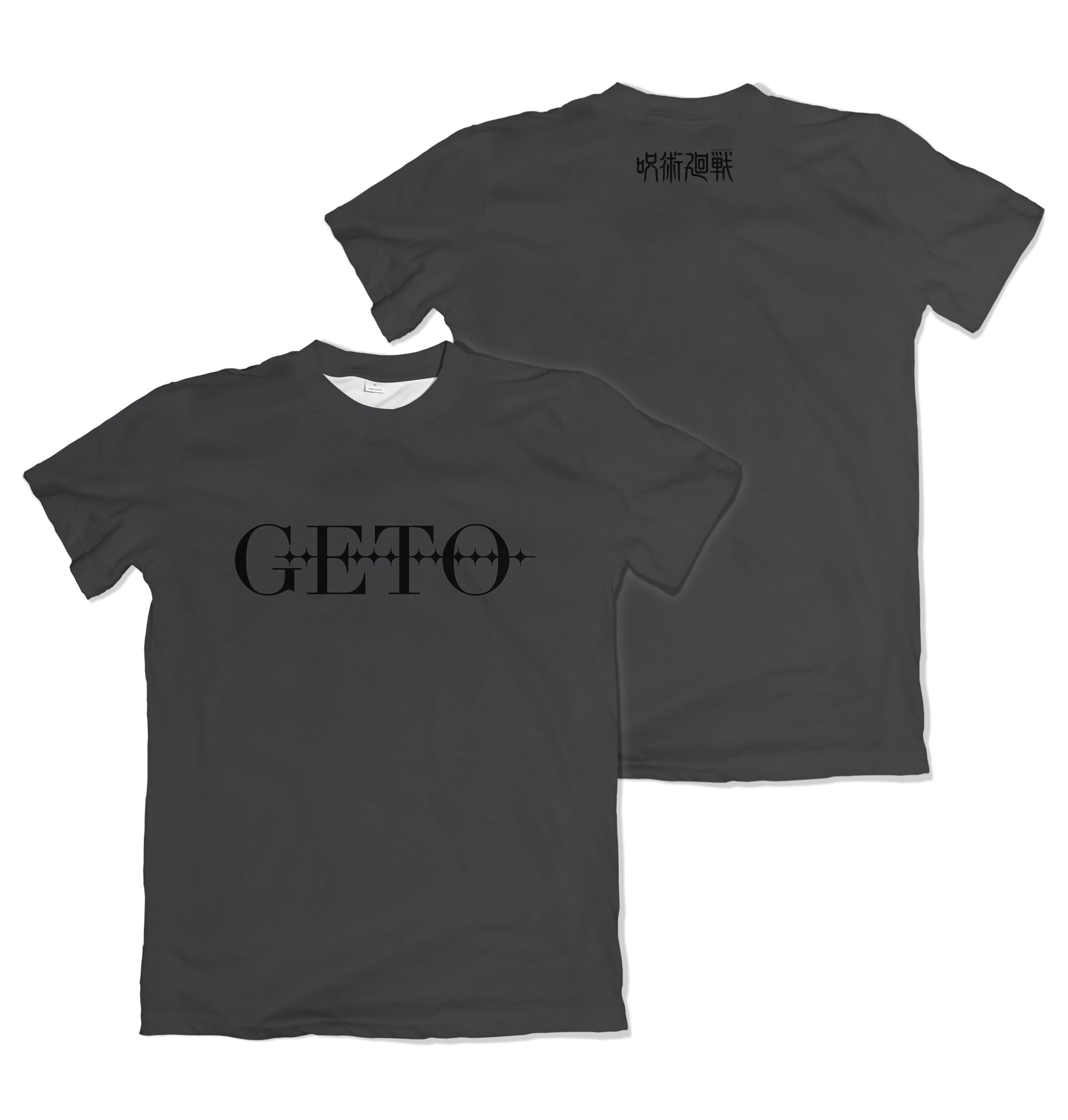 Camisa Jujutsu Kaizen - Geto Font Minimalista