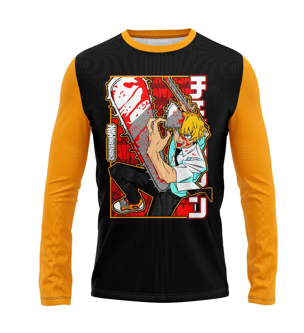 Camisa Manga Longa  -  Chainsaw Man   -  Denji 2