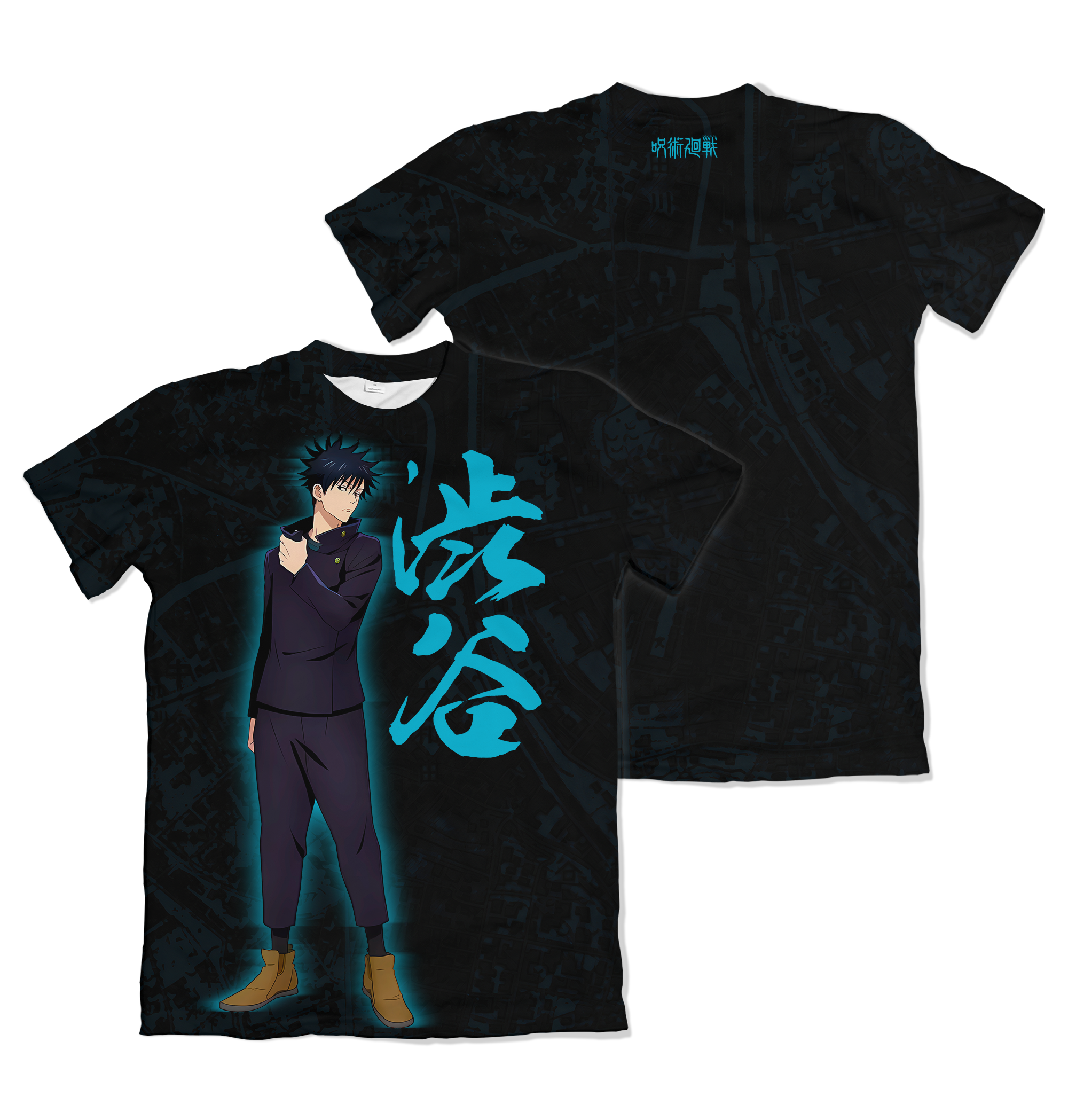 Camisa Jujutsu Kaizen - Incidente de Shibuya - Megumi Fushiguro