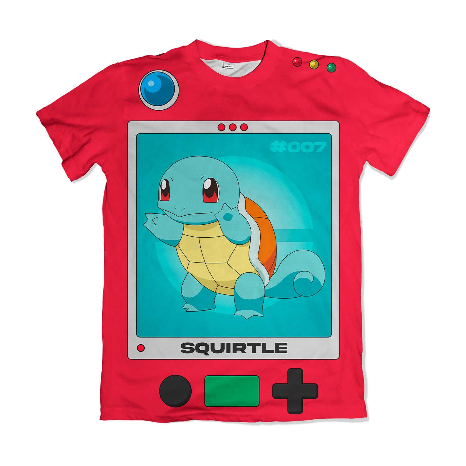 Camiseta Pokemón - Pokedex Squirtle