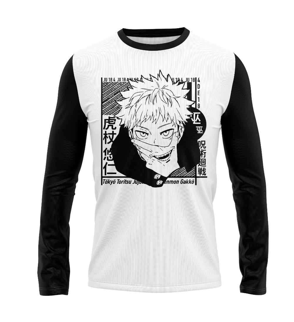 Camisa Manga Longa - Jujutsu Kaisen - Itadori