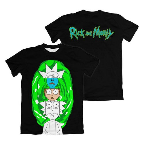 Camiseta Rick And Morty Preta – Dry-Fit Premium Unissex | Swit Store