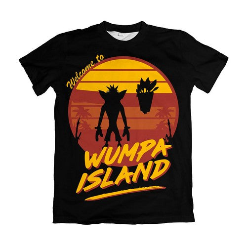 Camiseta Crash Bandicoot Wumpa Island Pôr do Sol