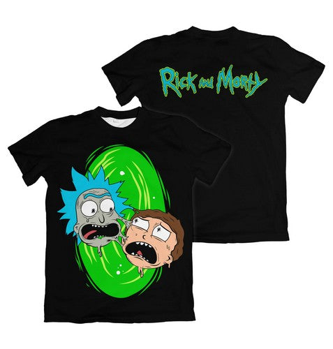 Camiseta Rick And Morty Preta – Dry-Fit Premium Unissex | Swit Store
