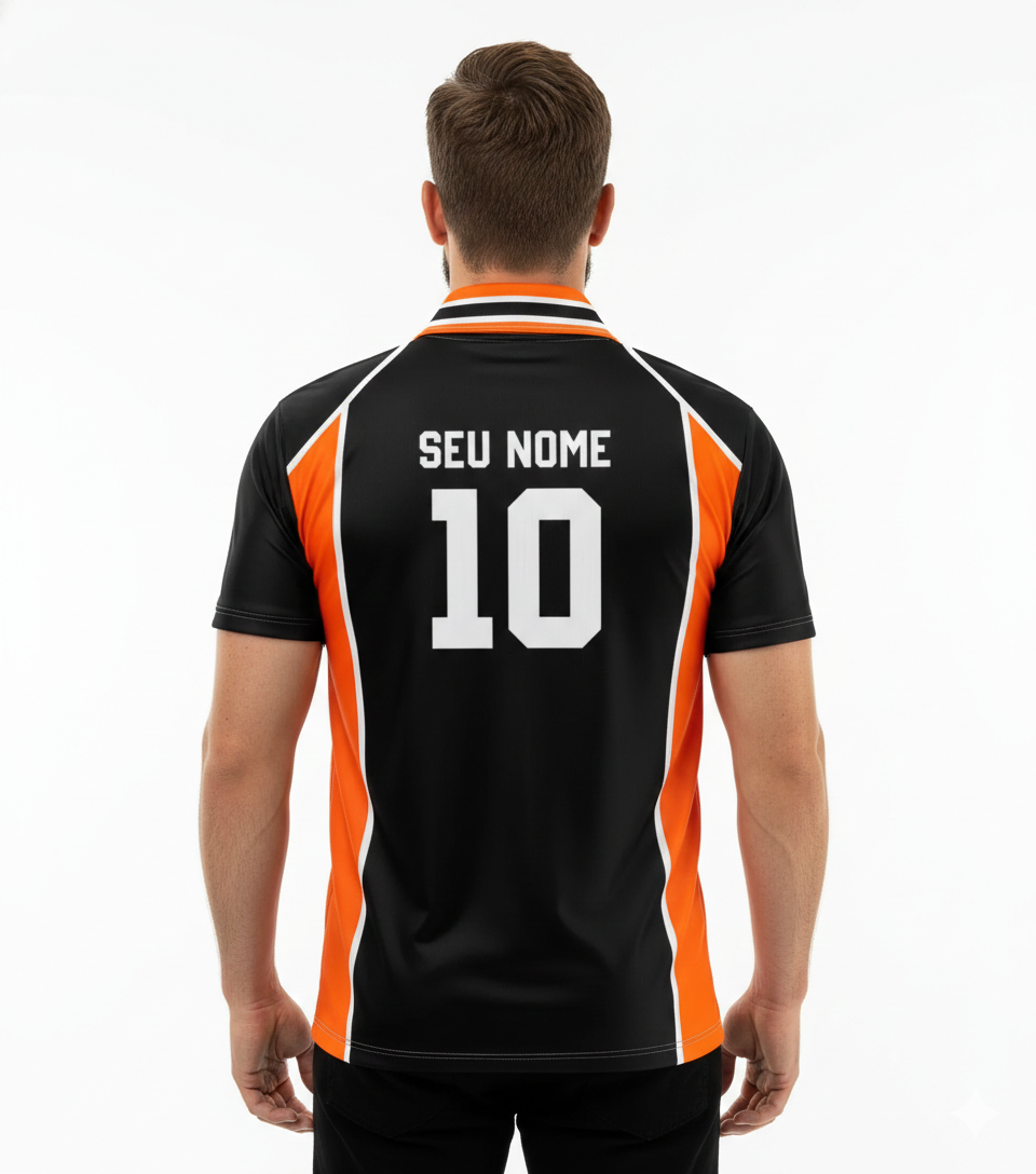 Camiseta Uniformes Uniforme Haikyuu Karasuno Mod 1 Dry-Fit Premium Unissex | Swit Store