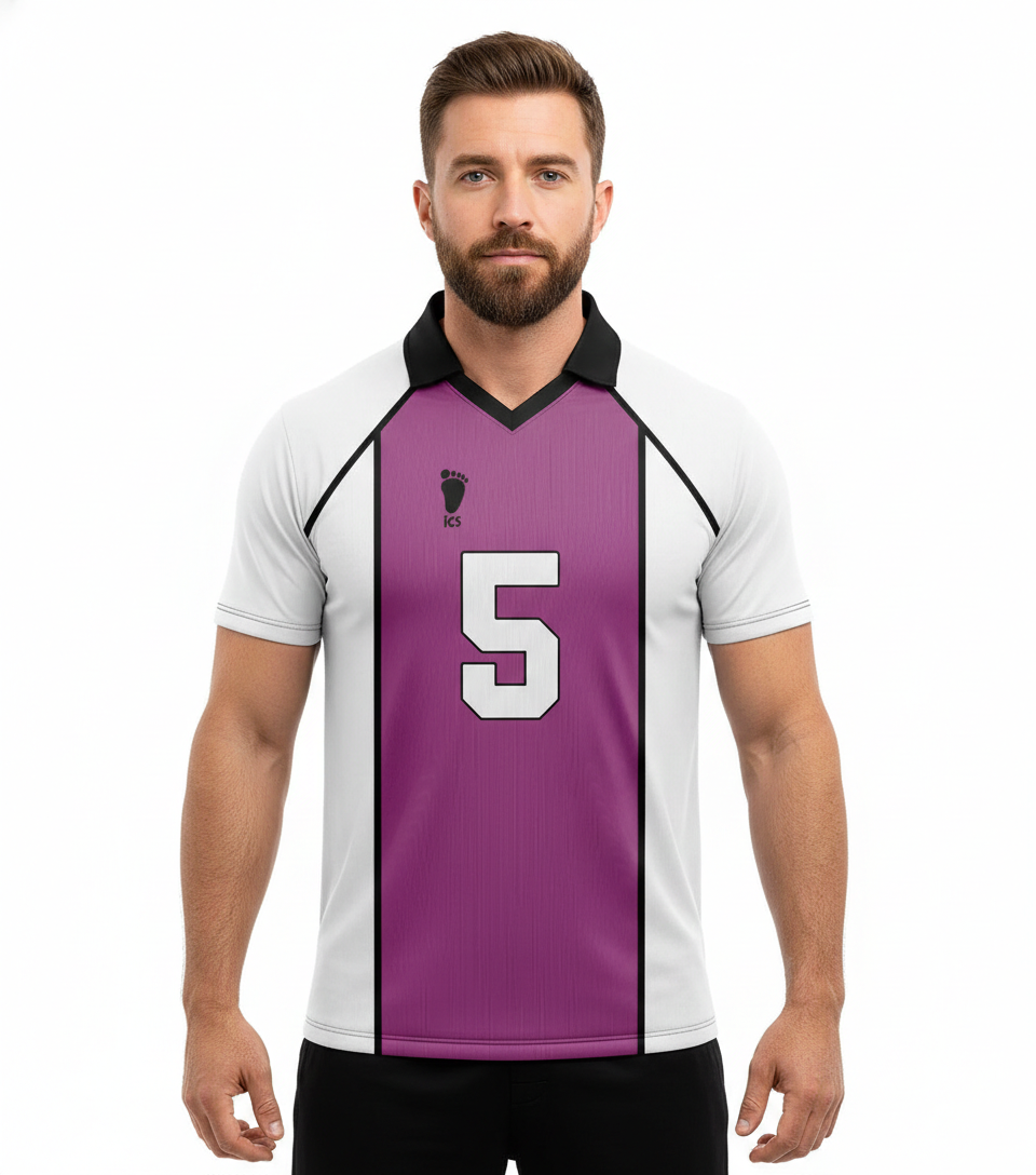 Camiseta Uniforme (100% Personalizável) Haikyuu Shiratorizawa Mod – Dry-Fit Premium Unissex | Swit Store