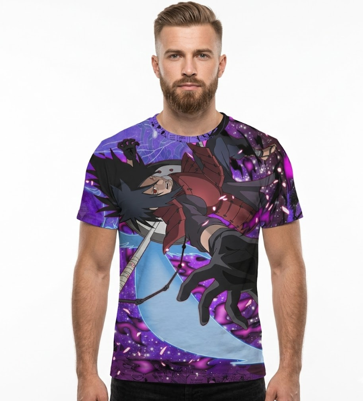 Camiseta Naruto Madara 5 Dry-Fit Premium Unissex