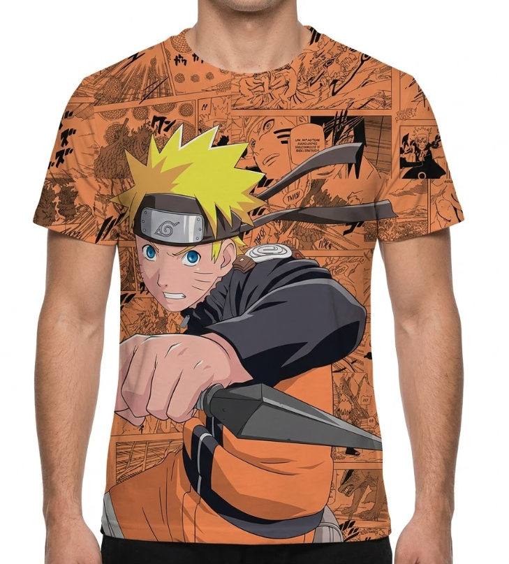 Camiseta Naruto Estampa 2 Dry-Fit Premium Unissex | Swit Store