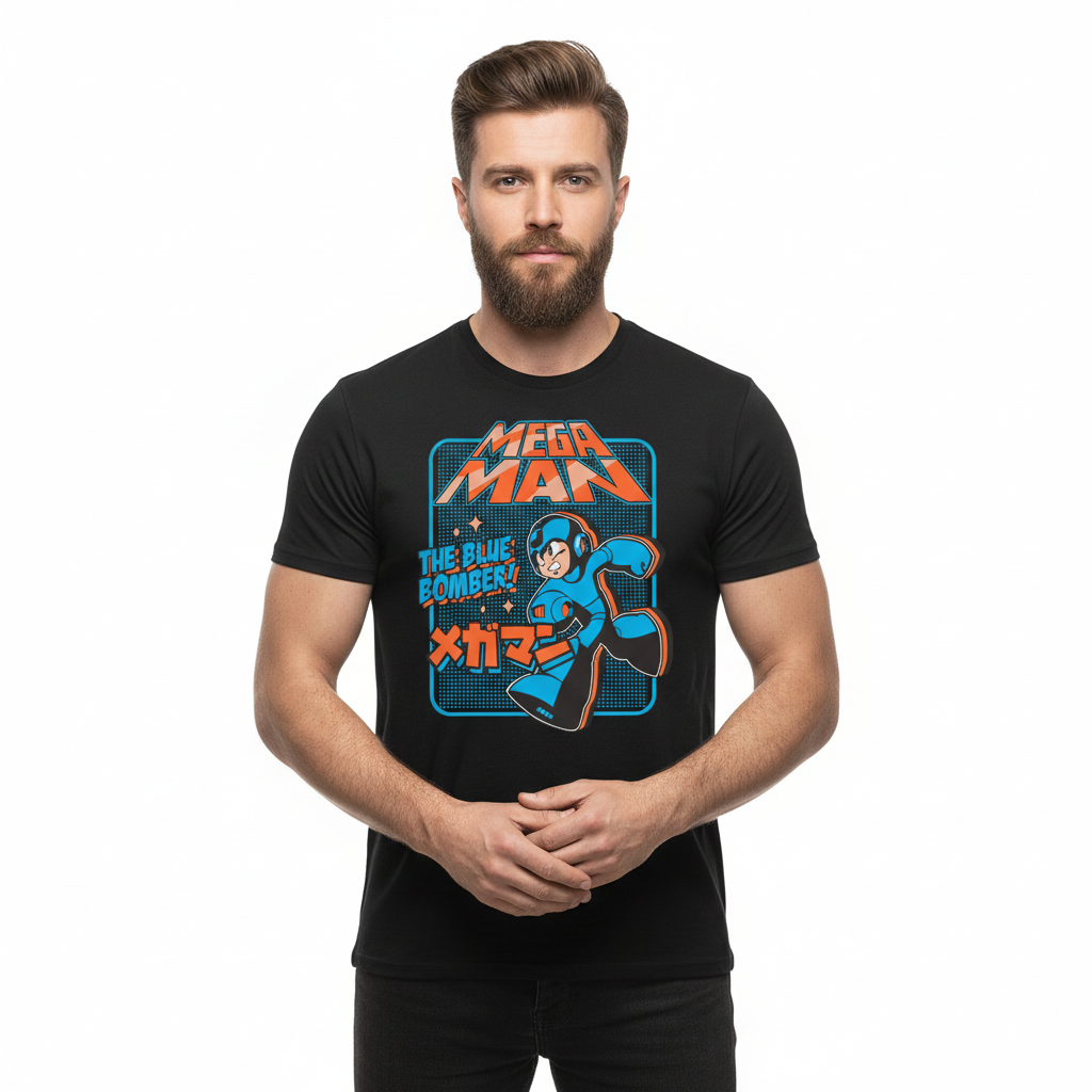 Camiseta Megaman Estampa 6 Dry-Fit Premium Unissex
