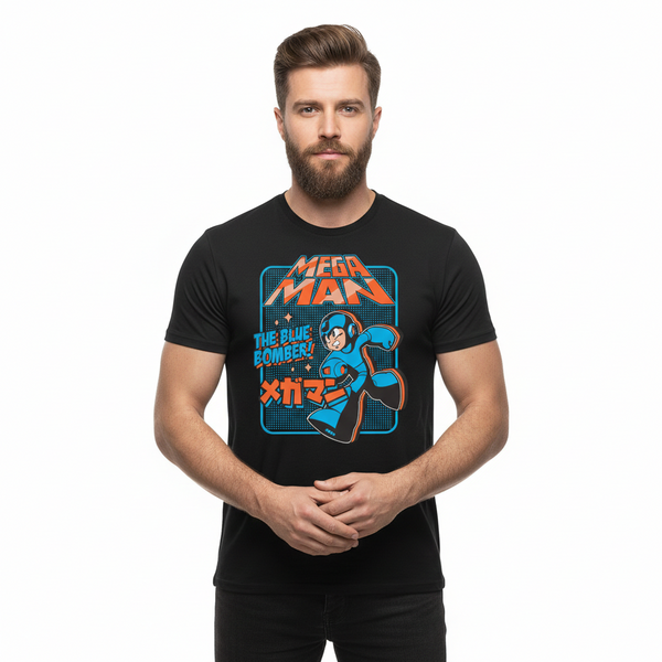 Camiseta Megaman The Blue Bomber