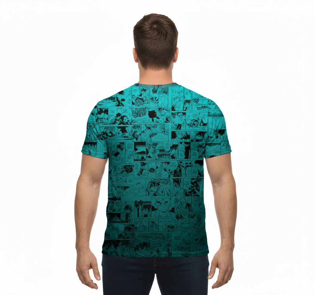Camiseta Pokémon Ivyssauro, Mangá Verde Dry-Fit Premium Unissex