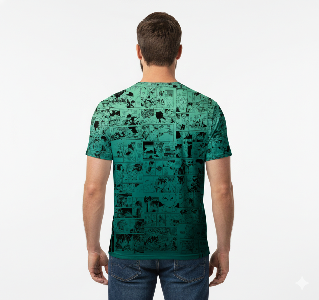 Camiseta Pokémon Bulbassauro, Mangá Verde Dry-Fit Premium Unissex