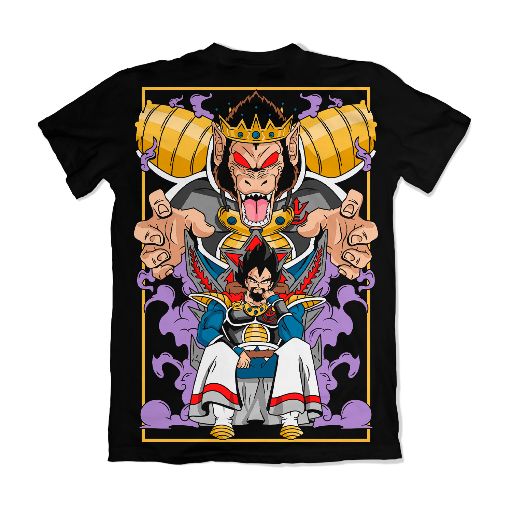 Camiseta Dragon Ball Rei Vegeta Black – Dry-Fit Premium Unissex | Swit Store