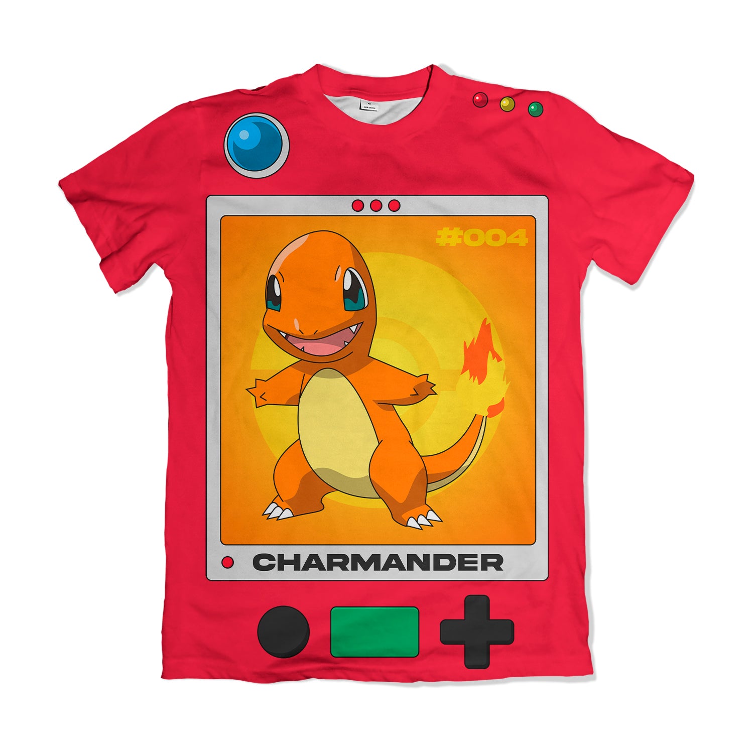Camiseta Pokemón - Pokedex Charmander
