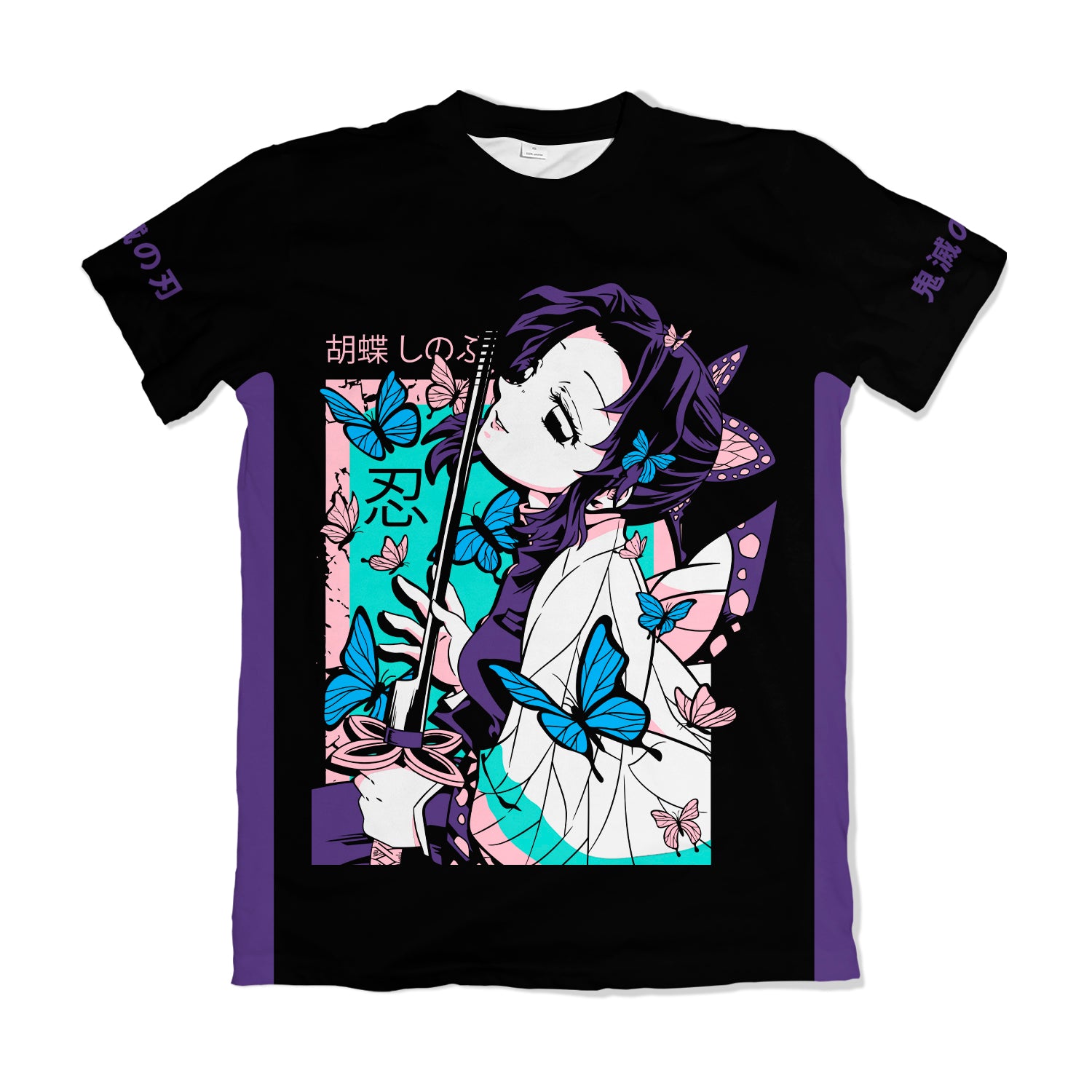 Camiseta Kimetsu no Yaiba Filme – Shinobu | Dry Fit Premium Unissex