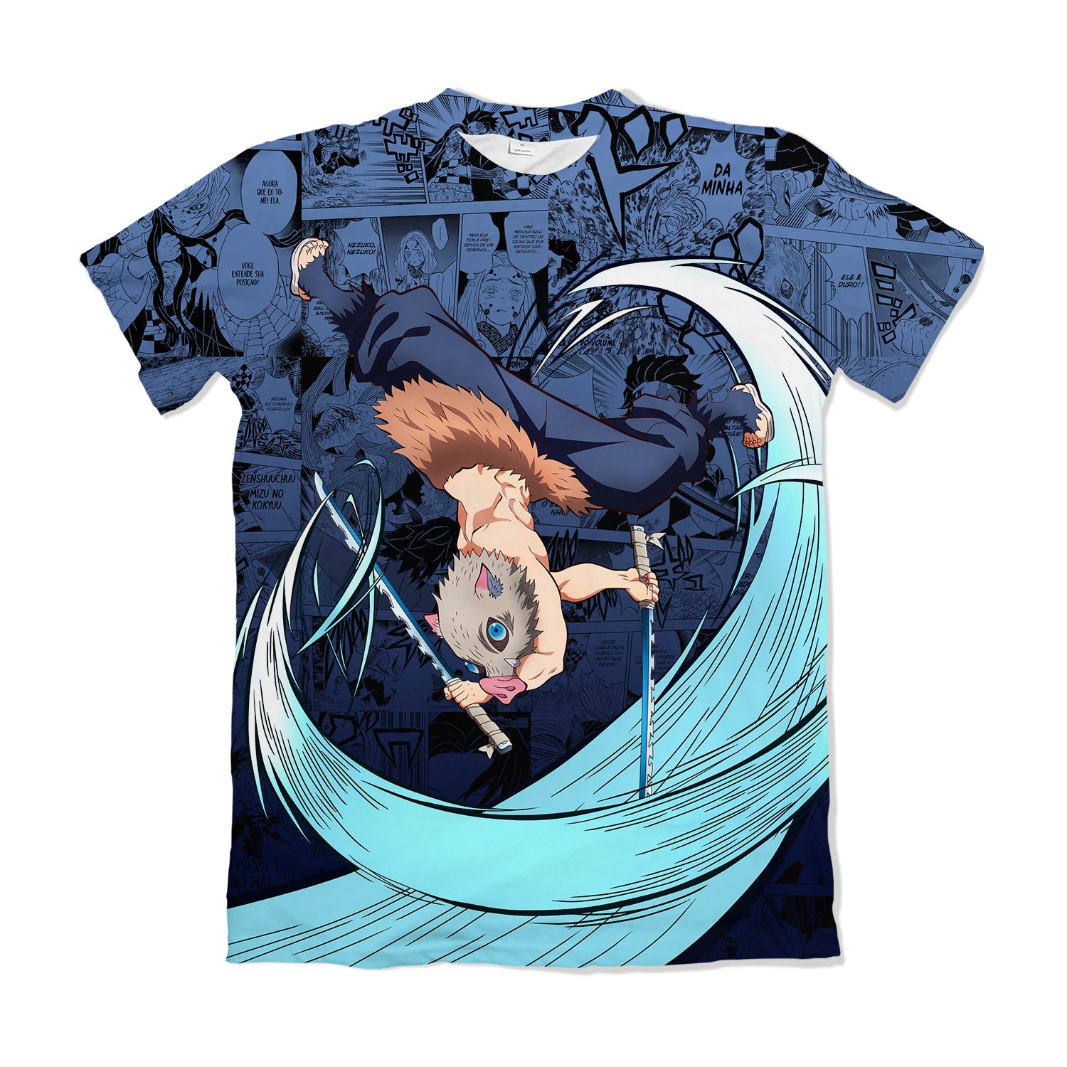 Camiseta Kimetsu no Yaiba Filme – Inosuke | Dry Fit Premium Unissex