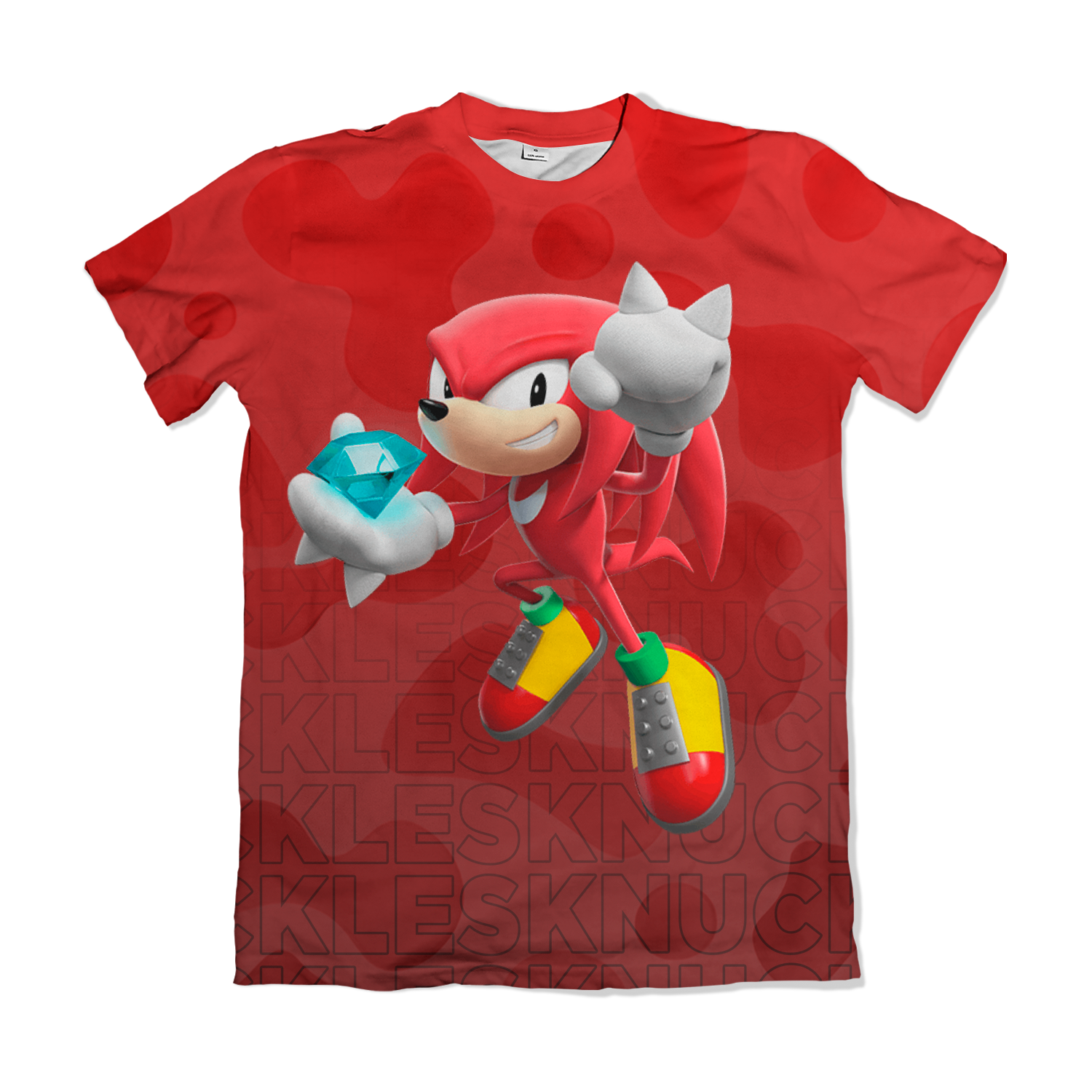 Camiseta Sonic Knuckles The Echidna – Dry-Fit Premium Unissex | Swit Store