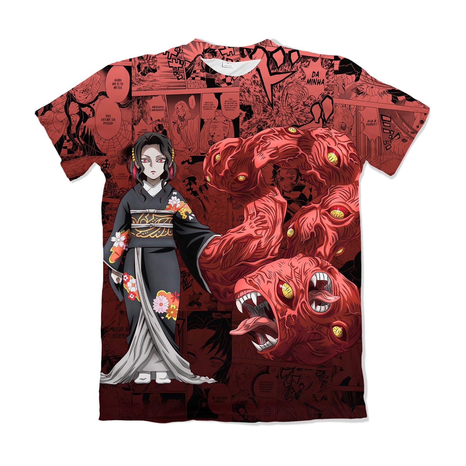 Camiseta Kimetsu no Yaiba Filme – Muzan | Dry Fit Premium Unissex
