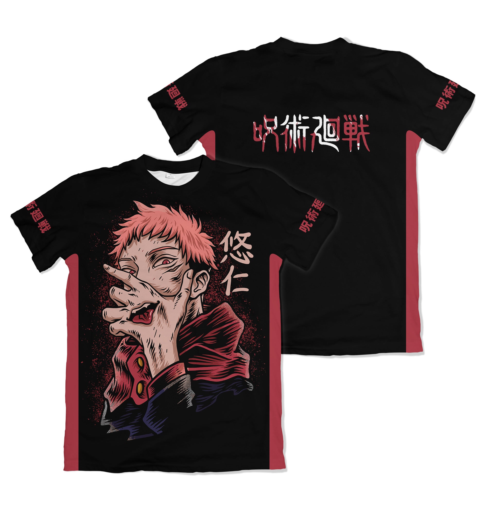 Camisa Jujutsu Kaizen - Sukuna e Itadori 2