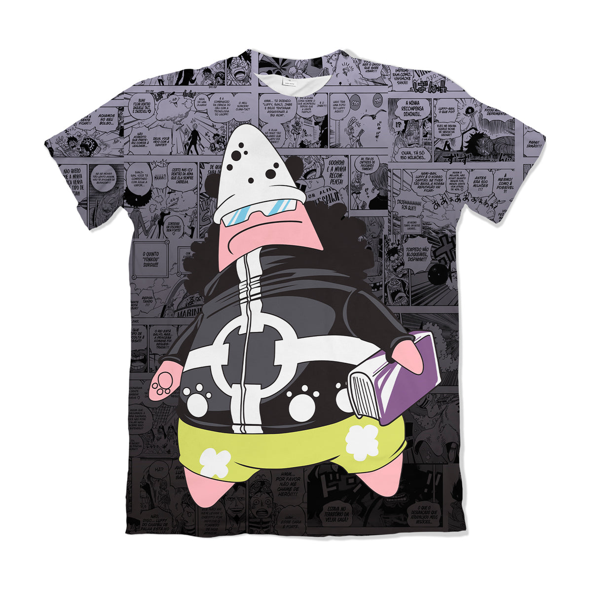 Camiseta One Piece Bartholomew Kuma Patrick Dry-Fit Premium Unissex
