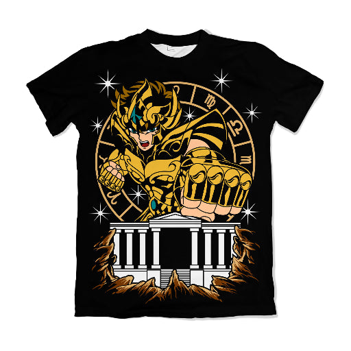 Camiseta Cavaleiros do Zodíaco Aiolia de Leão Dry-Fit Premium Unissex