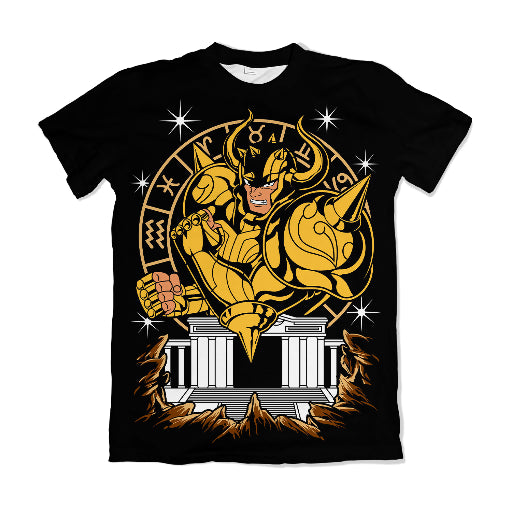 Camiseta Cavaleiros do Zodíaco Aldebaran de Touro Dry-Fit Premium Unissex
