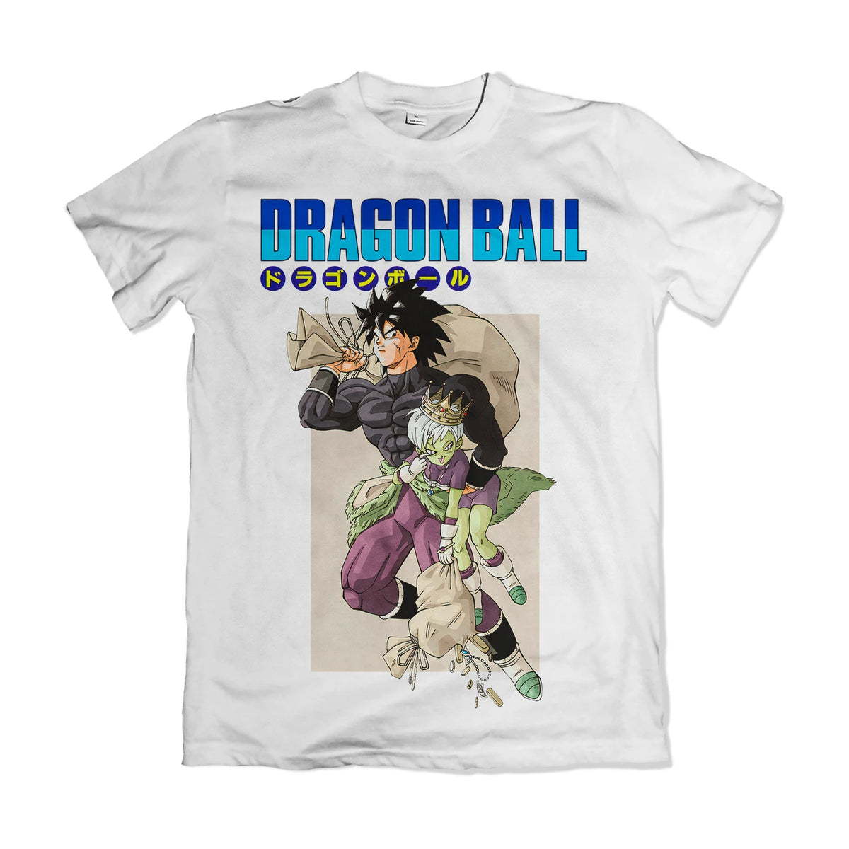 Camiseta Dragon Ball Brolly e Cheelai Dry-Fit Premium Unissex