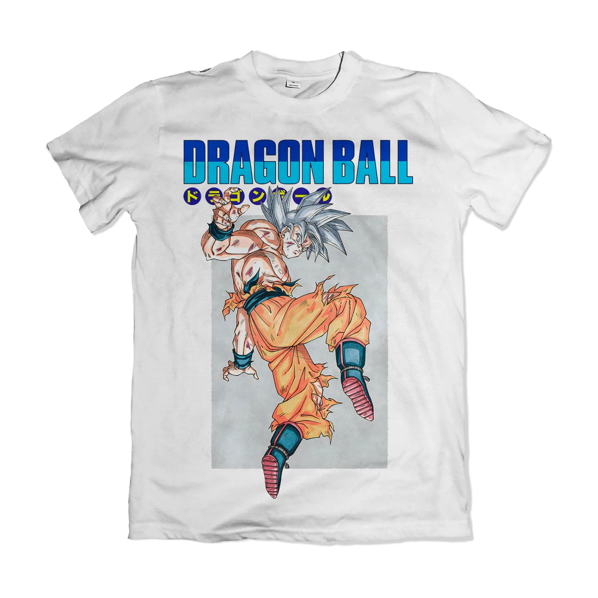Camiseta Dragon Ball Goku Instinto Superior Costas Dry-Fit Premium Unissex