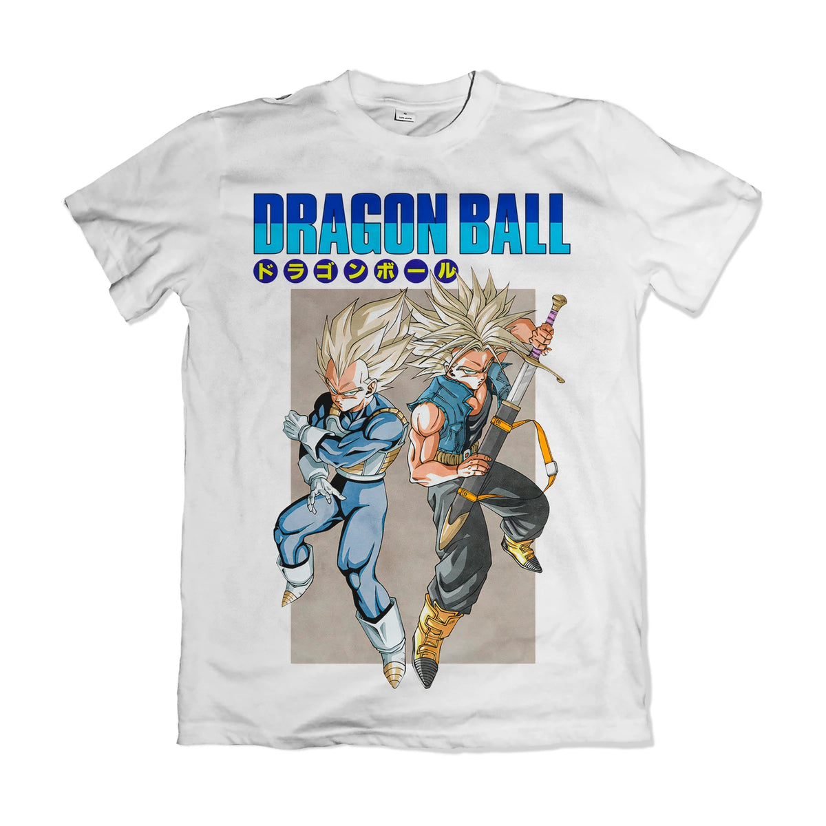 Camiseta Dragon Ball Vegeta e Trunks do Futuro Dry-Fit Premium Unissex