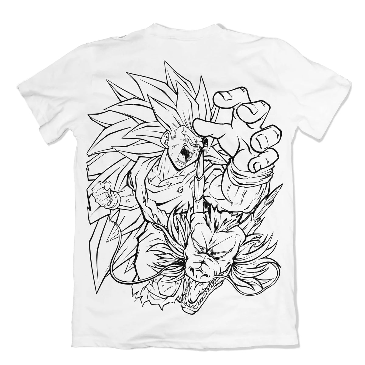 Camiseta Dragon Ball Goku SSJ3 Mangá Dry-Fit Premium Unissex