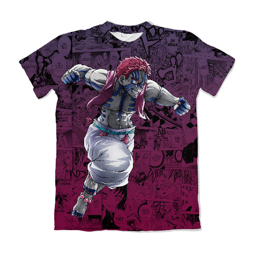 Camiseta Demon Slayer Akasa 3 Dry-Fit Premium Unissex