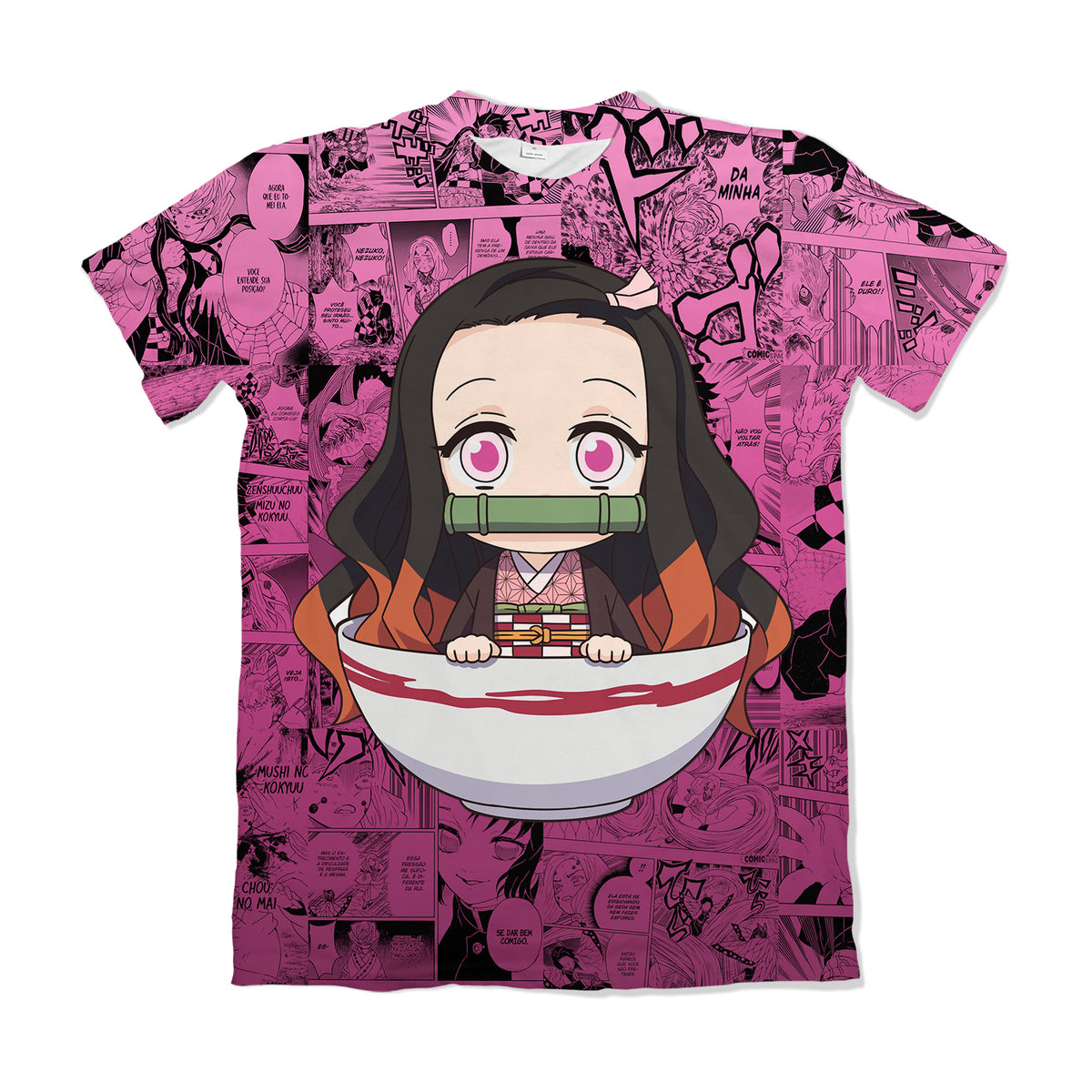 Camiseta Demon Slayer Nezuko 4 Dry-Fit Premium Unissex