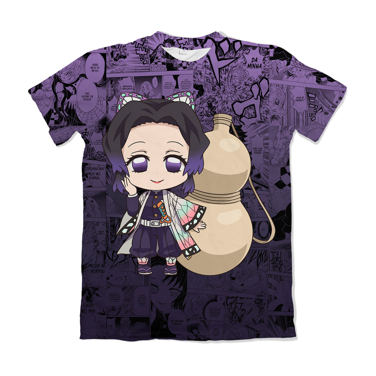 Camiseta Demon Slayer Shinobu 2 Dry-Fit Premium Unissex