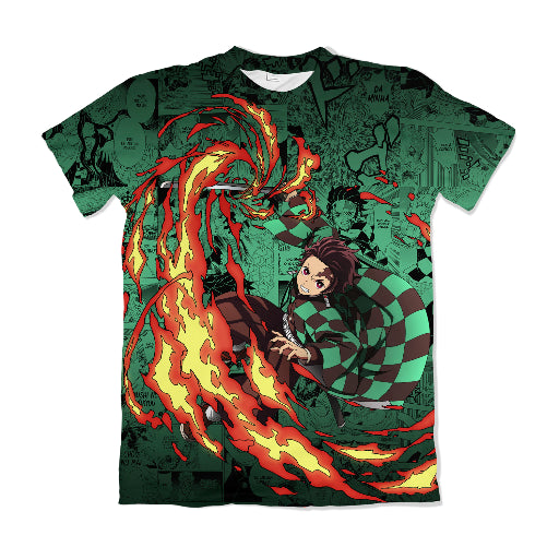 Camiseta Demon Slayer Tanjiro 7 Dry-Fit Premium Unissex