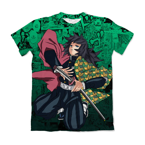Camiseta Demon Slayer Tomioka 3 Dry-Fit Premium Unissex