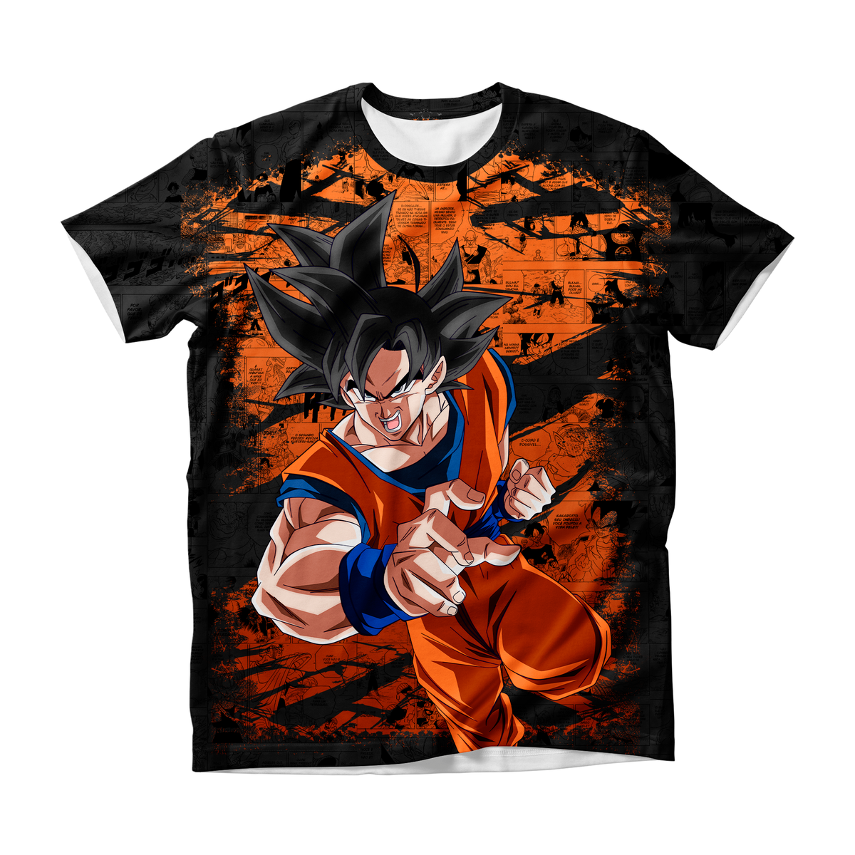 Camiseta Dragon Ball Goku Voando Dry-Fit Premium Unissex