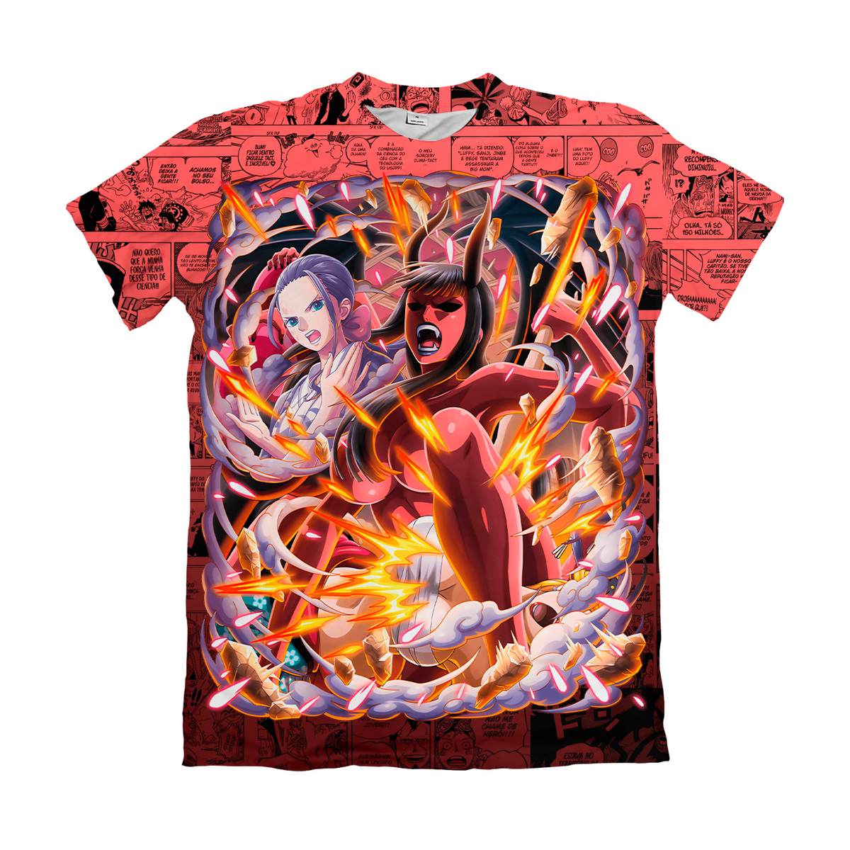 Camiseta One Piece Nico Robin Wano Poderes Dry-Fit Premium Unissex