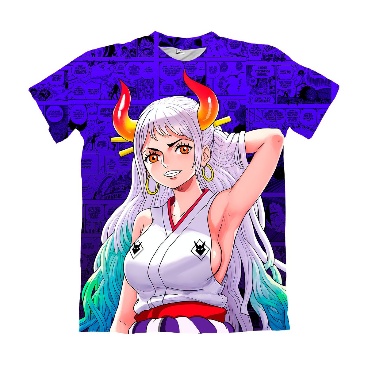 Camiseta One Piece Yamato Wano Dry-Fit Premium Unissex