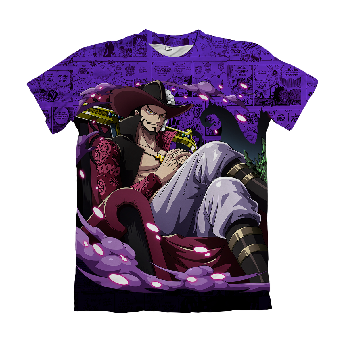 Camiseta One Piece Dracule Mihawk Dry-Fit Premium Unissex