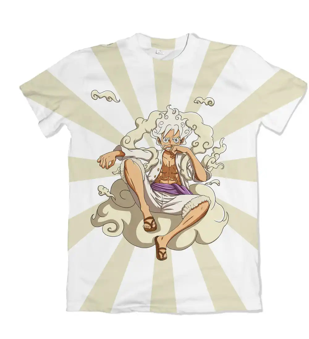 Camiseta One Piece Monkey D.Luffy Gear 5 Dry-Fit Premium Unissex