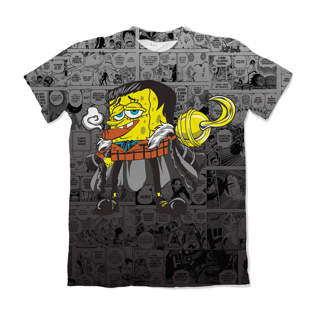 Camiseta One Piece Crocodile Bob Esponja