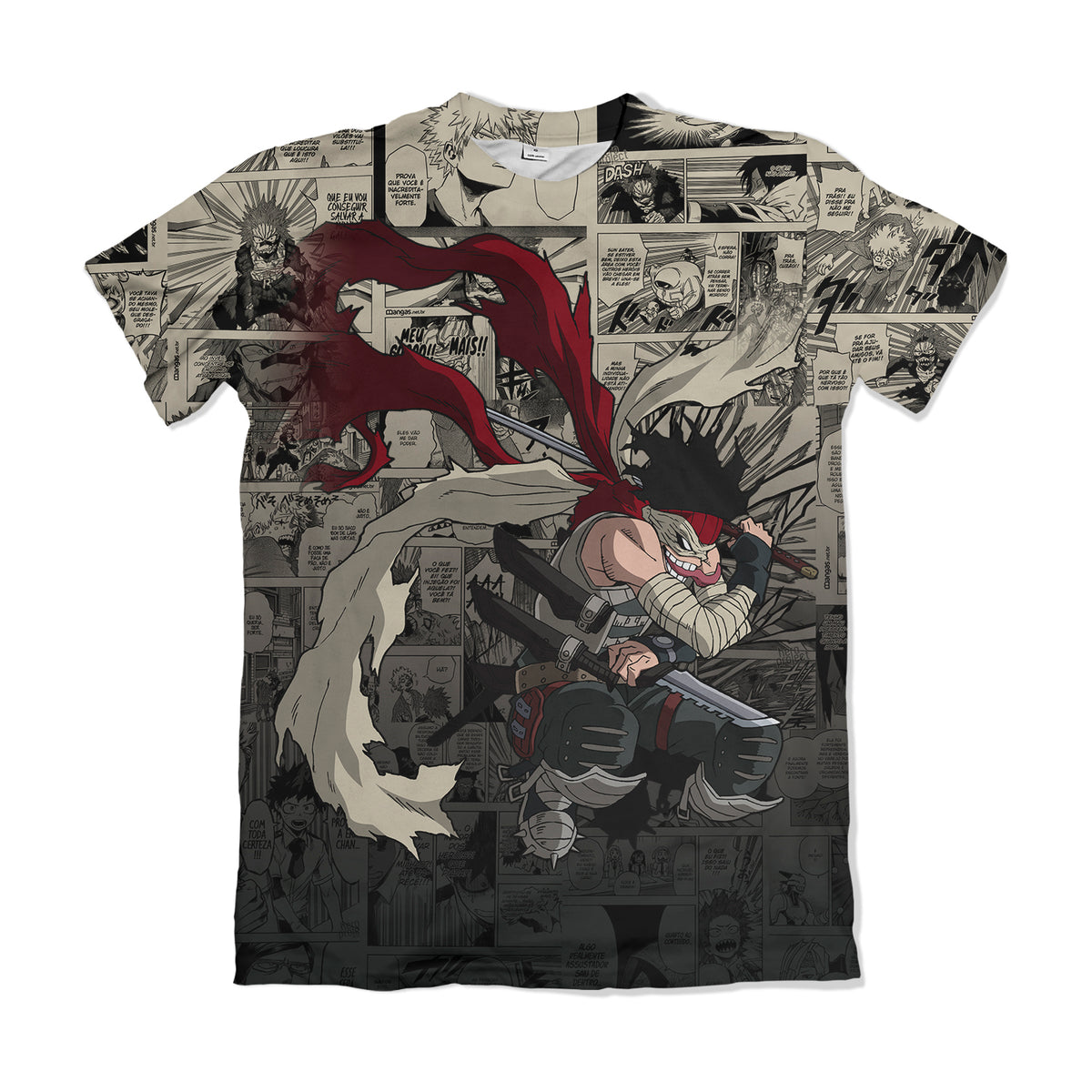 Camiseta My Hero Academia Stain Mangá 1 Dry-Fit Premium Unissex