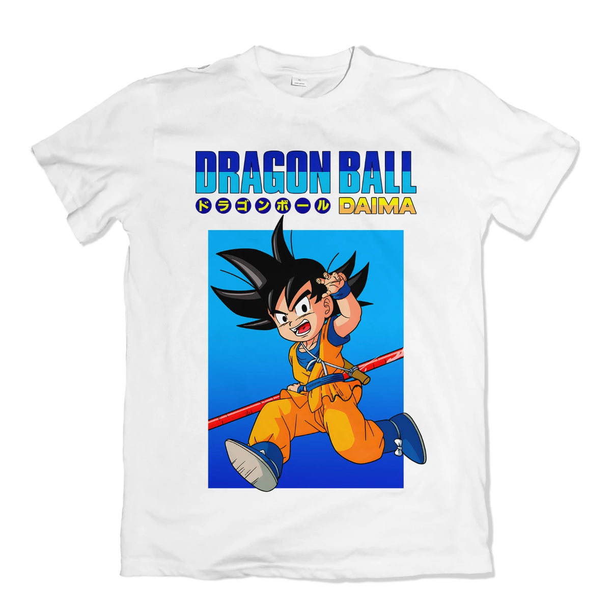 Camiseta Dragon Ball Daima Goku Criança Daima Dry-Fit Premium Unissex